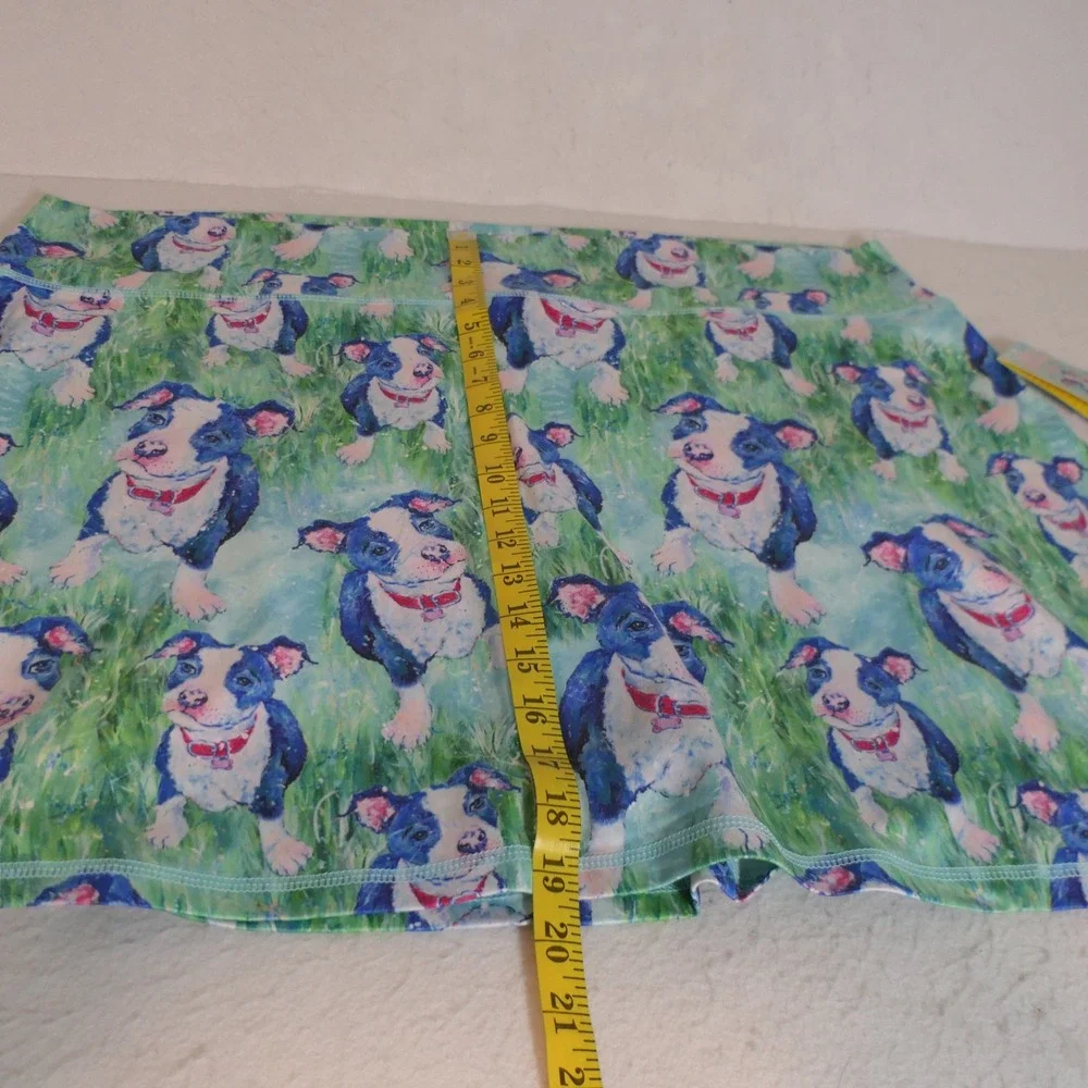 Leoma Lovegrove Women Skort XXXL Blue Green Pit Bull 